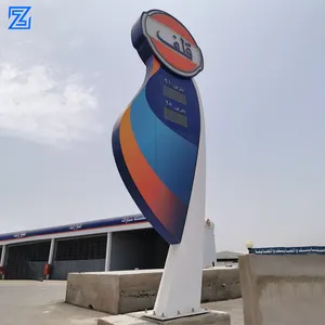 Custom signage business sign Road sign pylon outdoor Shopping Mall Parking Wayfinding sign system design