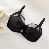 Soutien-gorge ultra-fin pour femme, bonnets D-H, couvrance totale, anti-affaissement, sans rembourrage, avec armatures, respirant, lingerie grande taille