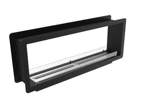 Fausse cheminée de table moderne pour l'intérieur, 13 l, 150x70x40CM, avec insertion Bio-alcool, en acier inoxydable, pour poser sur pied, éthanol - Product Image 5