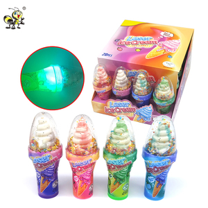 Sucettes en plastique lumineuses promotionnelles pour enfants, bonbons durs, jouets, vente en gros du fabricant - Product Image 1