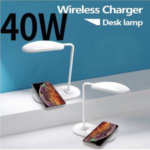 LED Desk Lamp With <b>Wireless</b> Charger,Multifunction Table Lamp with 3 <b>Light</b> Modes,Touch Night <b>Light</b> for Bedroom Reading Lamp - Product Image 4