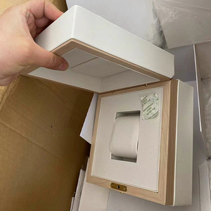 Boîte à montre en bois à fente unique, en stock, avec emballage complet, sac cadeau, certificat et logo personnalisé – Coffret cadeau pour montre - Product Image 4