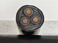 N2XSY Elektrisches Stromkabel Kupferleiter XLPE PVC-Mantel Kupferband-Abschirmung für Industriecomputer