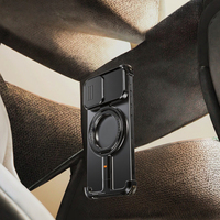 Vente en gros coque de téléphone sans cadre en métal aluminium en forme de Z pour iPhone 16 15 Pro Max couverture d'anneau magnétique rotatif léger sport