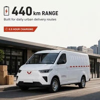 WULING Yangguang, minibus électrique 2 places, véhicule électrique à batterie, autonomie de 440 km, transport urbain écologique