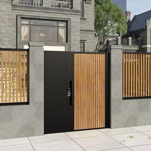 Puertas Principales <span class=keywords><strong>de</strong></span> <span class=keywords><strong>Hierro</strong></span> Forjado <span class=keywords><strong>de</strong></span> Alta Calidad para Casas Modernas, Diseños Económicos, Puerta <span class=keywords><strong>de</strong></span> Seguridad <span class=keywords><strong>y</strong></span> Valla - Product Image 6