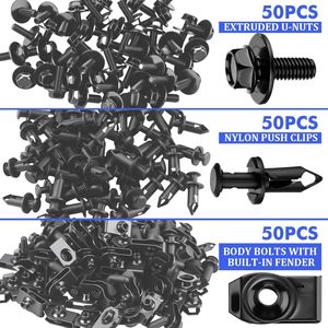 Universal Plastic <b>Clips</b> For Engine Inner Cover Splash Guard Plate Bolts Bumper Car Repair 45PCS Black - Product Image 3