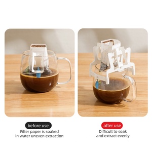 ผงกาแฟชงมือพร้อมกรองแบบแขวนหูกรอง กาแฟกรองแบบหนา เกรดอาหาร ถุงกาแฟแบบแขวนหูกรอง สำหรับใช้ในครัวเรือน - Product Image 2