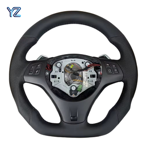<span class=keywords><strong>Volante</strong></span> de Cuero YZ con Calefacción, Vibración y Aire Acondicionado para BMW E90 E60 <span class=keywords><strong>E46</strong></span> E92 M3 E87 E39 X5 E70 X6 E71 E82 E93 E36 E91 para BMW Serie E - Product Image 1