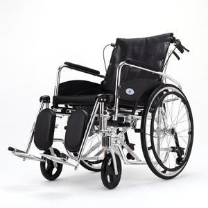 Fauteuil roulant manuel Kaiyang en alliage d'aluminium léger, pliable, dossier haut inclinable, avec fonction toilette pour personnes âgées et handicapées - Product Image 2