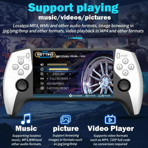 Consola de Juegos Portátil SF3500, Videojuegos Portátiles con Pantalla IPS de <span class=keywords><strong>5</strong></span> Pulgadas y 60Hz, Retro <span class=keywords><strong>Gamebox</strong></span> con 20000 Juegos, Regalo para Niños - Product Image 5