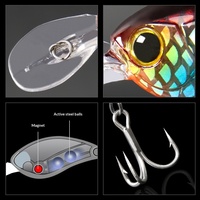 Leurre Artificiel Flottant Longue Portée pour Pêche en Mer et en Eau Douce, Type Minnow à Longue Queue, en Plastique Rigide, 10g 17g, pour Achigan et Pêche en Mer