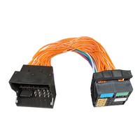 Harness kabel audio mobil kabel otomotif 52p jarum Dok penuh pin wanita kustom untuk Golf 7 Audi cd dvd audio host