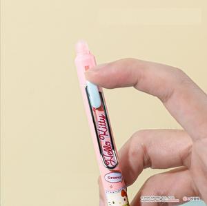 स्रोत फैक्टरी थोक नए फैशन उच्च गुणवत्ता वाले नीले पुश पेन अच्छे लेखन को बिना ट्रेस बाएं पेन को पोंछना आसान - Product Image 3