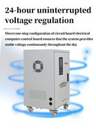 Régulateur de tension automatique monophasé 15 kVA SVC/TND-15KVA, armoire sur pied, écran LCD, 220 V, haute précision