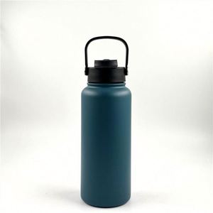 Bouteille d'eau isotherme portable en acier inoxydable de 1 L, gravée avec logo personnalisé, idéale pour les événements de course et de marche – Meilleure vente - Product Image 5