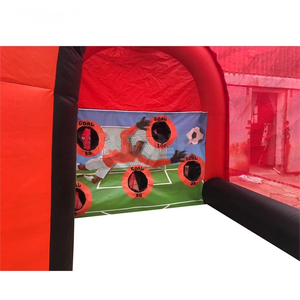 Vente en gros 10x8ft extérieur carnaval Sport gonflable Football jeu de tir Football <span class=keywords><strong>but</strong></span> lancer pénalité coup de pied pour enfants et adultes - Product Image 4