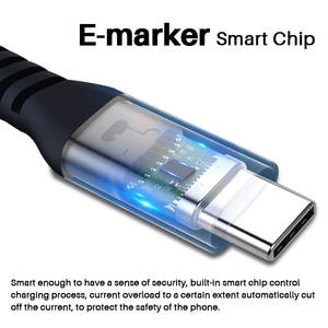 100W PD <span class=keywords><strong>Usb</strong></span> caricabatterie tipo <span class=keywords><strong>C</strong></span> <span class=keywords><strong>Kabel</strong></span> 3.0 12V 20V 5A E-mark Chip ricarica rapida Cabo <span class=keywords><strong>Usb</strong></span> <span class=keywords><strong>C</strong></span> <span class=keywords><strong>a</strong></span> <span class=keywords><strong>C</strong></span> cavo per Samsung caricabatterie <span class=keywords><strong>USB</strong></span> <span class=keywords><strong>C</strong></span> cavo - Product Image 4