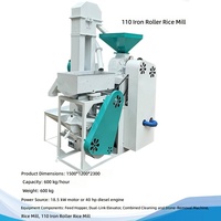 Machine à décortiquer le riz chinoise automatique combinée 600 kg/h, haute efficacité, traitement des céréales avec moteur diesel 40 CV
