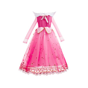 Vestido Bonito de Manga Larga para Niñas, Disfraz de Princesa Aurora, la <span class=keywords><strong>Bella</strong></span> Durmiente, para Cumpleaños, Carnaval, Halloween, Cosplay, Disfraces de TV <span class=keywords><strong>y</strong></span> Películas - Product Image 3