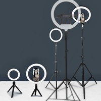 Anneau lumineux pour diffusion en direct 10 pouces avec trépied par MZG - Support de téléphone OEM Anneau lumineux LED circulaire