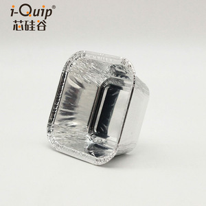 Silicon Valley Disposable Aluminum <b>Foil</b> Box Square Recyclable Food <b>Container</b> - Product Image 5