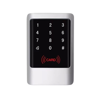 Lector de Tarjetas RFID con Carcasa Metálica y Teclado, 125KHz 13.56, Doble Frecuencia, Sistema de Control de Acceso con Pantalla Táctil