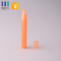 Spray de parfum ou déodorant de poche en plastique de 10 ml avec pompe pulvérisatrice, sérigraphié, anti-fuite