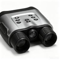 Jumelles à Effet 3D avec Grossissement 7X, Lampe Torche 3W, Écran Large, Résolution 4K, 4 Modes de Couleur pour Vision Diurne et Nocturne en Extérieur