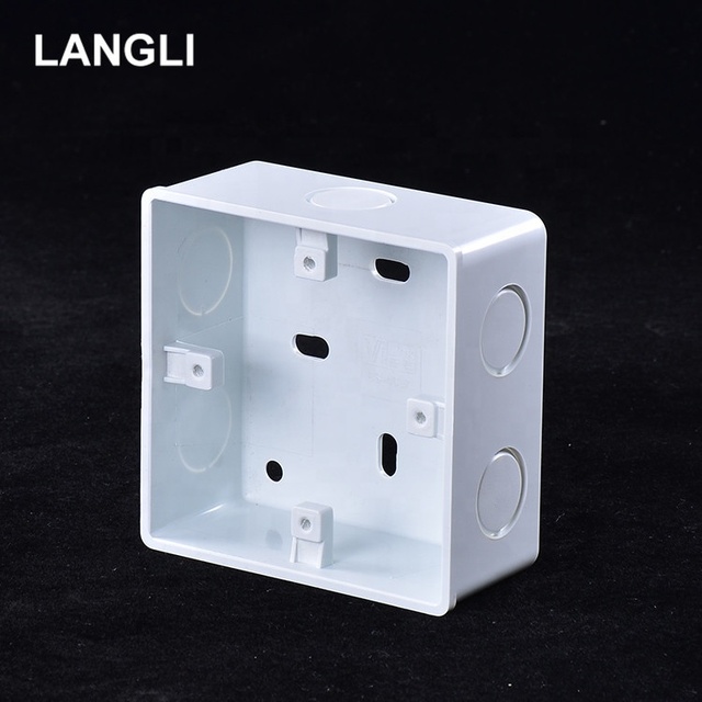 Good Quality Rectangle Recessed Wall Junction Box Fireproof Pvc Switch Box