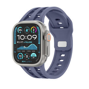 สายนาฬิกาซิลิโคนแบบใหม่สำหรับ Apple Watch Series 10 ขนาด 46 มม. สายรัดข้อมือสำหรับ Iwatch 10 9 8 สายนาฬิกานุ่ม - Product Image 2