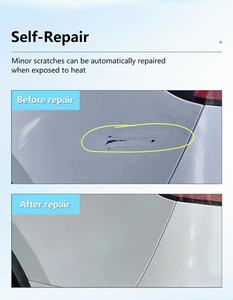 Film de protection de carrosserie automobile <span class=keywords><strong>TUP</strong></span> Satin Rose Gold PPF anti-rayures auto-cicatrisant brillant TPU changeant de couleur résistant à la chaleur et aux UV - Product Image 5