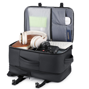 Mochila de Negocios Oxford Impermeable de Gran Capacidad con Compartimento para Portátil, Separación Húmedo/Seco, 36-59L, Diseño Ergonómico - Product Image 6
