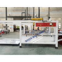 Panneau mural de feuille UV de marbre brillant, ligne de production de machine avec machine de revêtement UV