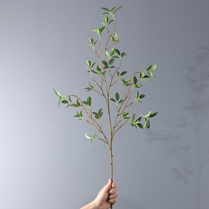 Ramas Artificiales <span class=keywords><strong>de</strong></span> Banyan Pothos Milan, Hojas Decorativas <span class=keywords><strong>de</strong></span> PVC para Interiores y Exteriores - Product Image 4