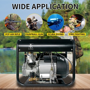Compresseur d'air TUDIVING à double cylindre pour soupape d'échappement automatique, 4500 psi 30 MPa, pour la lutte contre <span class=keywords><strong>les</strong></span> incendies en extérieur, la plongée PCP et le paintball, pour réservoir pulmonaire - Product Image 6