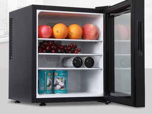 Mini réfrigérateur commercial à porte en verre simple de 30L pour réfrigérateur électrique portable de minibar d'hôtel avec type de dégivrage sans gel - Product Image 4