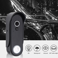 Sonnette de porte sans fil avec caméra vidéo, écran tactile 7 pouces, détection de mouvement 1080P, sécurité domestique, prise en charge de la carte TF