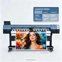Impresora Eco Solvente XP600 I3200 para Impresión de Pancartas Colgantes, Plotter de Inyección de Tinta Digital de Gran Formato de 1.3m 1.6m