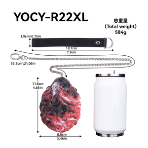 ลูกบอลกระตุ้นความสุขทางช่องคลอด ทวารหนัก และปาก รุ่น YC-R22XL แฟนตาซี ทำจากซิลิโคน พร้อมโซ่โลหะ สำหรับผู้ใหญ่ ใช้ในกิจกรรม BDSM จำหน่ายราคาส่ง - Product Image 4