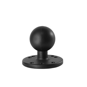 1.5 Inch Ball Head to Round Mounting Base Holder Aluminum Base Coated with Rubber Ball Head Compatible with Ram Mounts VIN-C-003 - Product Image 1