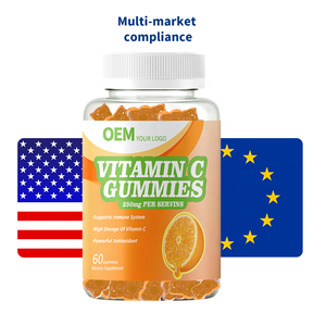 Gummies de Vitamine C 100% Végétales en Gros – Certifiées COA/Testées par un tiers, Conformes aux Normes USP/UE pour les Opérateurs de Marques Globales - Product Image 1