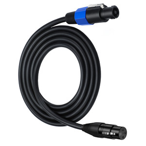 Speakon Male to Female XLR <b>Cable</b> <b>for</b> Microphone <b>for</b> Pro DJ PA Gig Mic Speakon - Product Image 4