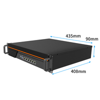 Servidor de Rack 2U, 4 Puertos LAN 2.5G, N100/N150, DDR5, Dispositivo de Red, Gateway Edge, Firewall, Pfsense, Linux, Centos
