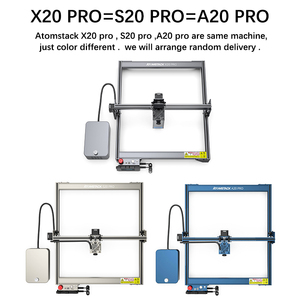 Máquina de Grabado y Corte Láser <span class=keywords><strong>ATOMSTACK</strong></span> X20 <span class=keywords><strong>A20</strong></span> S20 <span class=keywords><strong>PRO</strong></span> <span class=keywords><strong>130W</strong></span> con Kits de Asistencia de Aire, Punto de 0.08 * 0.1mm, Cortadora CNC DIY - Product Image 2