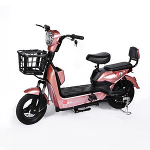 Bicicletta Elettrica da Città 48V 350W con Pneumatici Sottovuoto da 14 Pollici e 2 Posti per Adulti - Product Image 5
