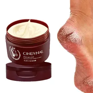 Crema para el cuidado de la piel del pie de 30g de alta calidad, crema hidratante y antiseca para reparación de grietas en los pies, crema hidratante calmante sedosa de caballo de urea