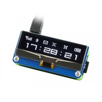 Pantalla OLED Waveshare de 2.23 Pulgadas para Raspberry Pi, 128x32 Píxeles, Interfaz SPI/I2C, Hecho en China, Envío Rápido