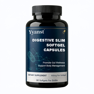 Cápsulas de Gel Suave con Extracto Natural de Plantas para el Apoyo Digestivo, 800 mg, 90 Unidades, Alto Contenido de Fibra, Promueve el Bienestar Intestinal, Suplemento Dietético Diario - Product Image 1