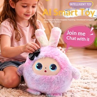 Jouet en peluche alimenté par l'IA, jouet interactif avec dialogue IA, robot intelligent multilingue, jouet éducatif pour enfants.